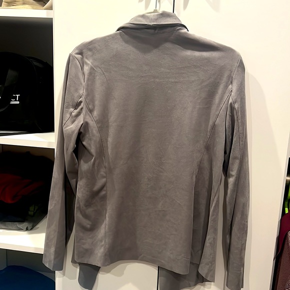 NWT Philosophy Republic Clothing Grey Faux Leather jacket. Size M - Picture 2 of 5